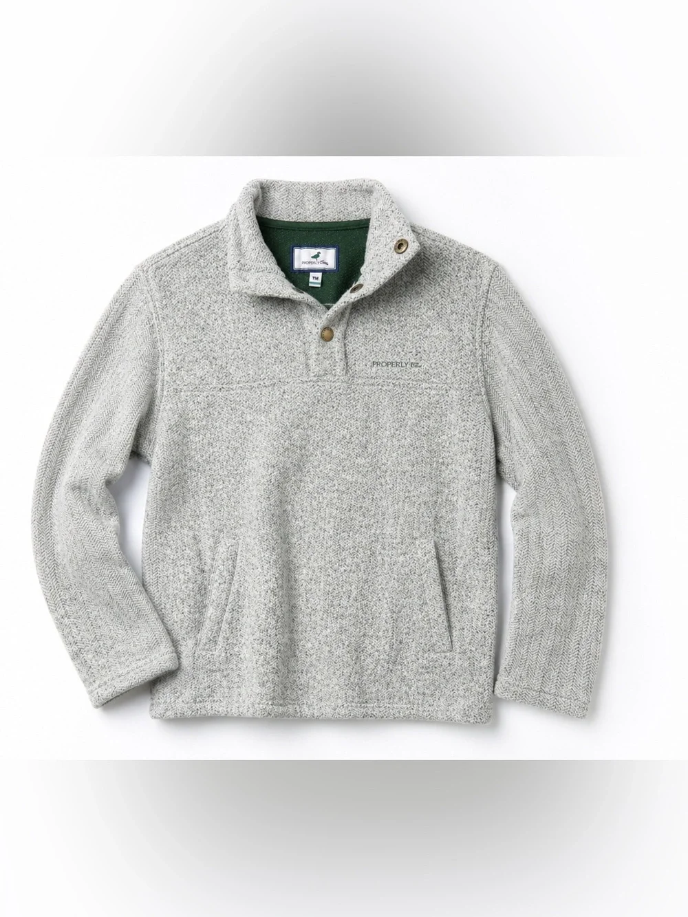 Properly Tied Boys Upland Pullover Youth M